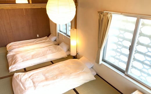 【1時間で弾けるプチ三線教室＋宿泊券】1泊2日（素泊り/5名様まで）