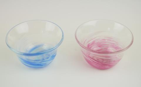 《琉球ガラス匠工房》沖縄の海　さざ波セット