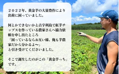 【生産者応援企画】うるマルシェ 黄金いもチップス黒蜜がけ（黄金芋っち）50g×8袋　さつま芋　さつまいも　黄金いも　黄金芋　黄金イモ　チップス　パリパリ　黒蜜　サツマイモ