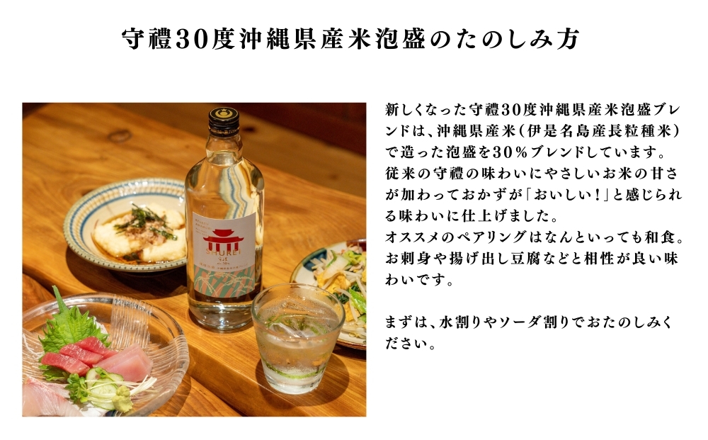 【神村酒造】「うるまの泡盛セット」暖流SHIP30度＆守禮30度