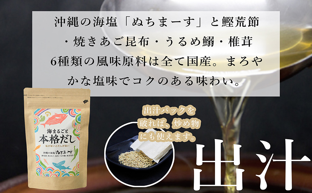 ［ぬちまーす］塩糀・本格だしセット