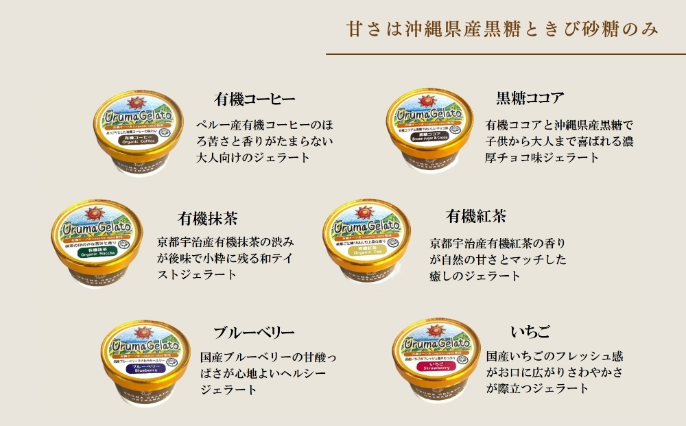 うるまジェラート　オーツミルク6個セット