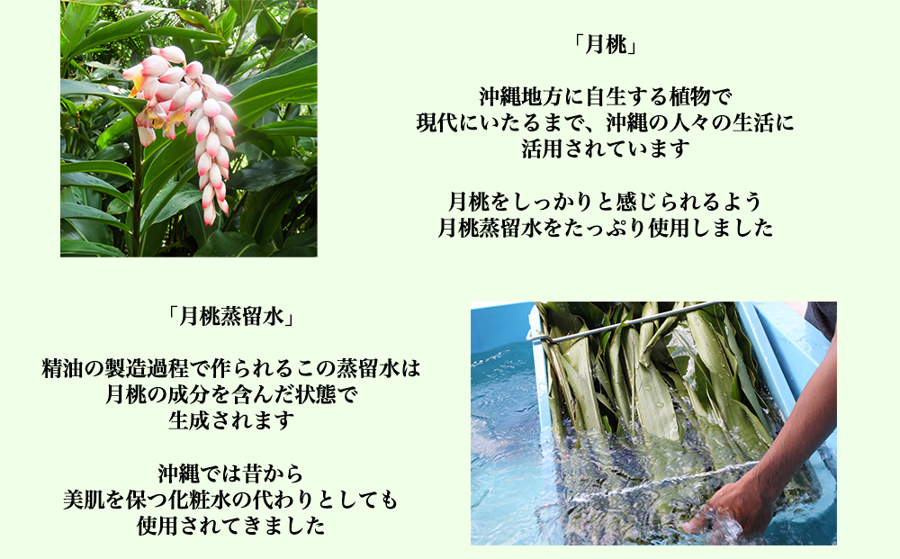 乾燥を防ぐ月光オールインワンローション30ml【無香料＆香り付】×4本セット　もっちり　保湿　肌ケア　月桃　低刺激