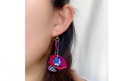 【ピアス】てぃんさぐポリマークレイピアス