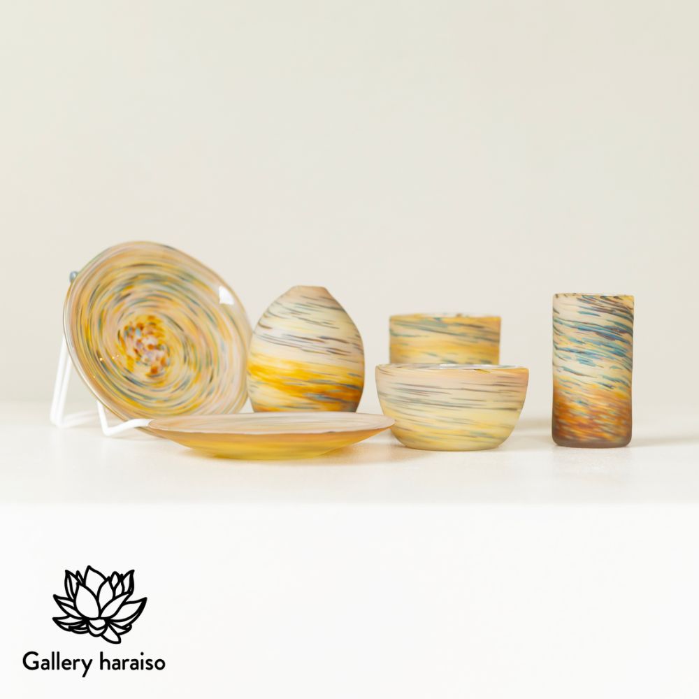 【琉球ガラス】木立 デコロックグラス