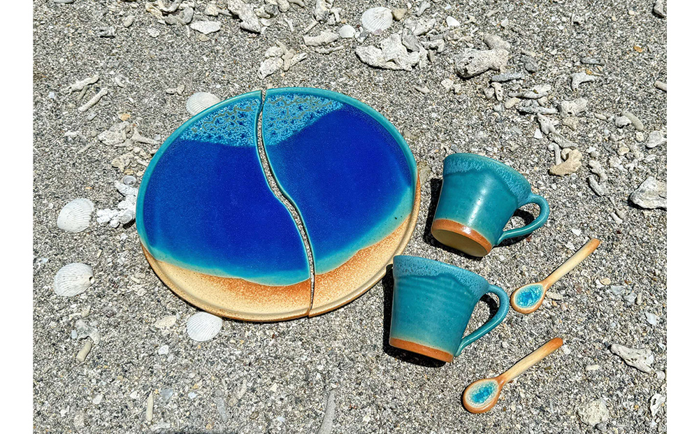 うるま陶器『カップ＆ソーサー：シンクロ率100%』