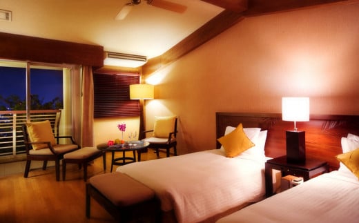 ココガーデンリゾート　1泊2食付きペア宿泊券＆リラクゼーションエステ