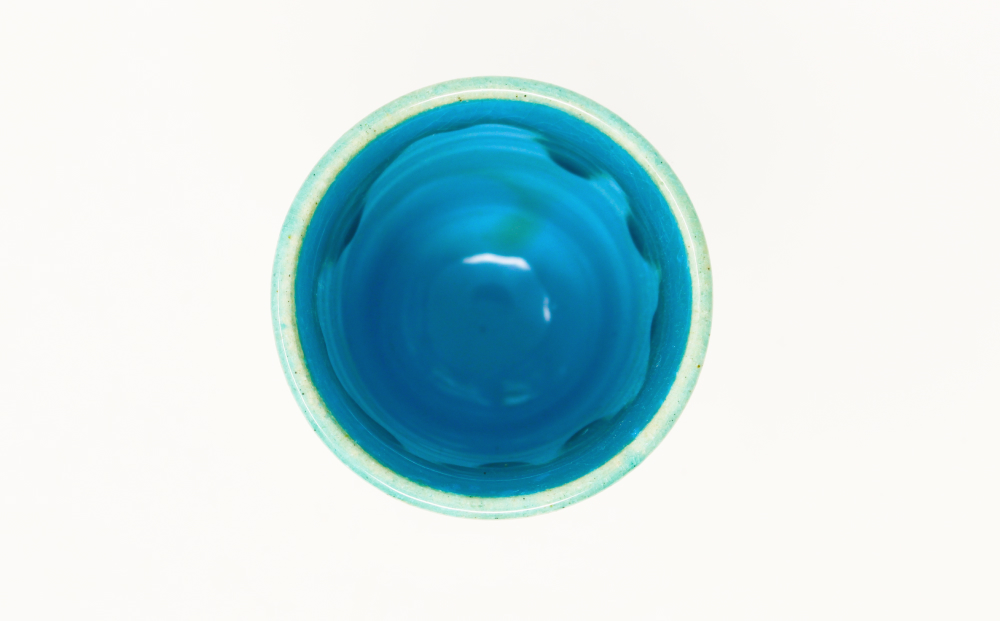【琉球太田焼窯元】エメラルドの海＜フリーカップ＞