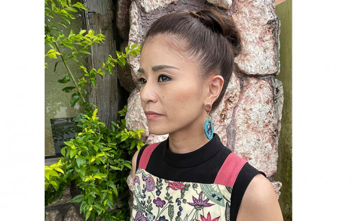 【ピアスorイヤリング】海風（ウミカジ）ポリマークレイピアス