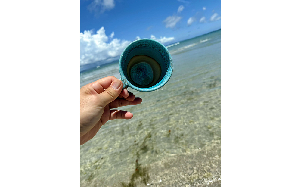 うるま陶器『ペアマグカップ（スプーン付）』