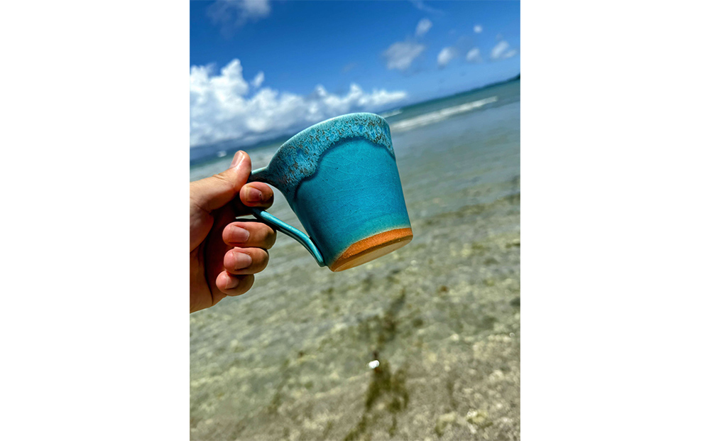 うるま陶器 平皿&スプーン うるま陶器 平皿 スプーン セット うるま陶器/青い器専門店