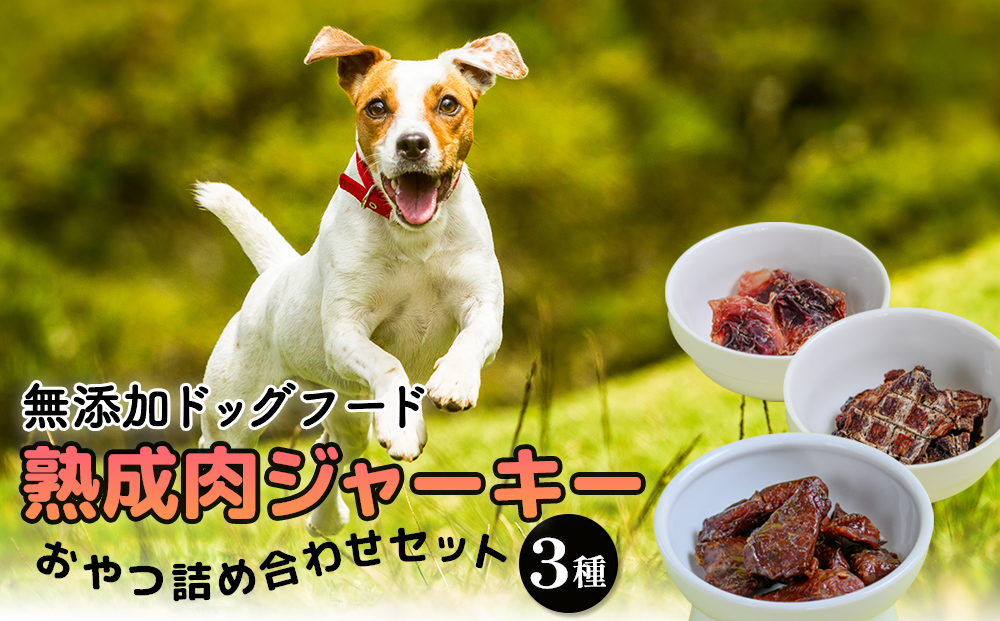 ドッグフード 熟成肉ジャーキーおやつ詰合せセット