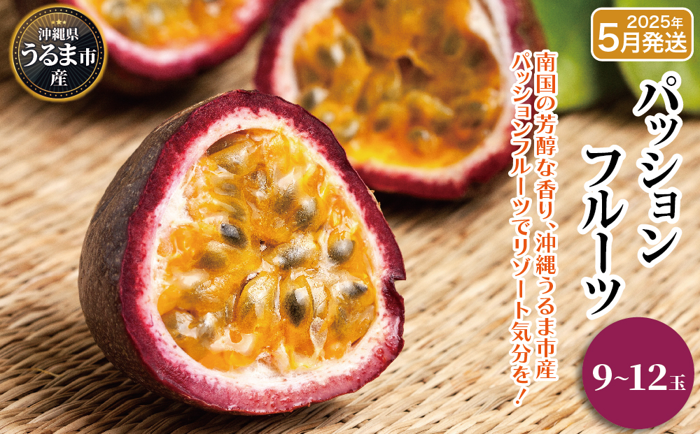 うるま市産パッションフルーツ（9～12玉）【2025年発送】