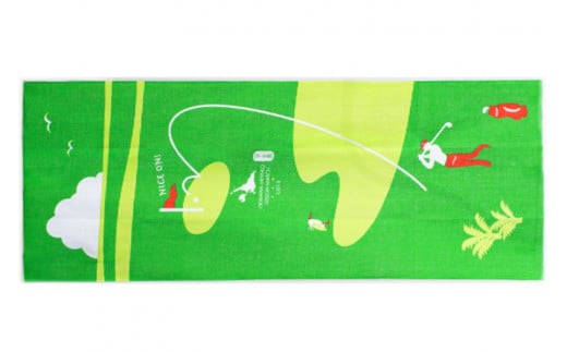 てぬぐい＋巾着セット【ゴルフ】（HF008）