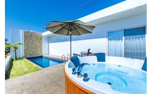 クリスタルヴィラベイサイド【RoomType F】ペア宿泊券（2名様1泊 素泊まり）