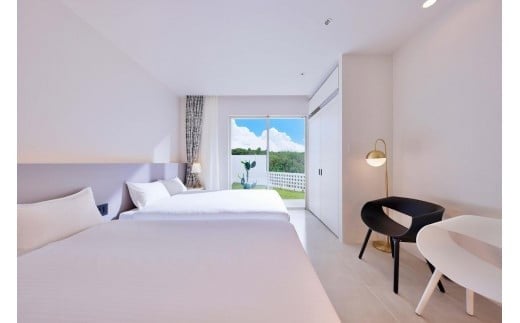 クリスタルヴィラベイサイド【Room Type A or D】ペア宿泊券（2名様1泊 素泊まり）