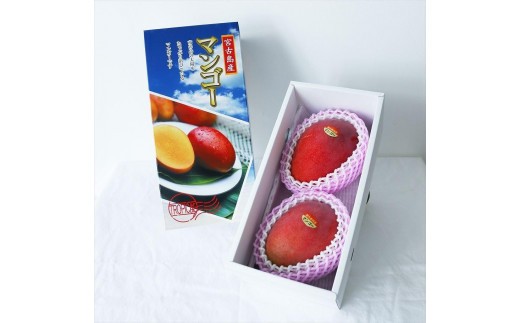 《先行予約》沖縄県宮古島産 減農薬栽培マンゴー 2kg【優品】｜贈答用・糖度14度以上！｜琉球マルシェ
