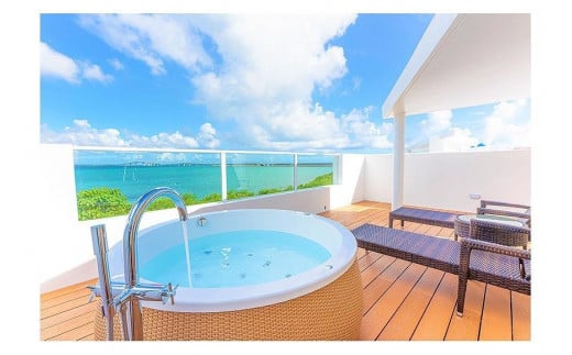 FB002　ブルーオーシャン ホテル＆リゾート 宮古島ロイヤルスイートヴィラ ペア宿泊券（1泊朝食付）※プライベートプール付