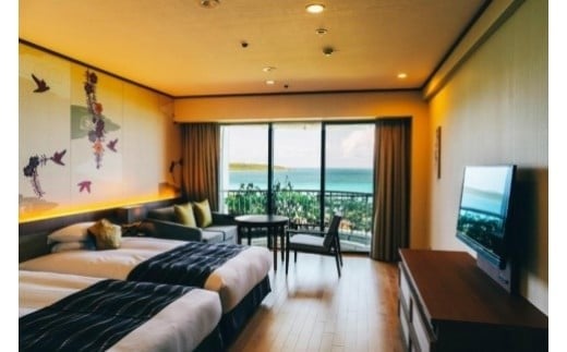 宮古島東急ホテル＆リゾーツ　ペア宿泊券（1泊朝食付）スタンダードツイン　オーシャンビューのお部屋