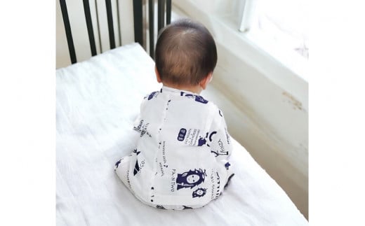 ベビーセット（てぬぐい／甚平／スタイ）【マンゴー】（HF005）