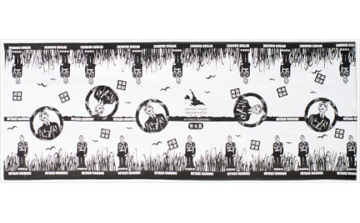 てぬぐい＋巾着セット【まもるくん】（HF010）