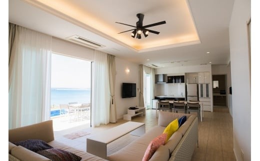 クリスタルヴィラ宮古島砂山ビーチペア宿泊券（2名1泊 素泊まり）