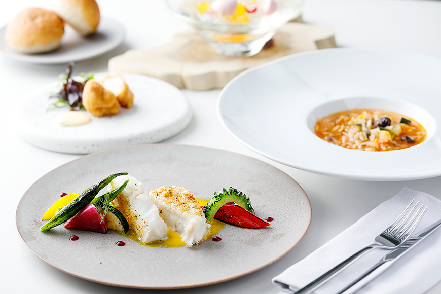 JE006 「イラフ SUI」　ランチコースご利用券（ワンドリンク付き）２名様