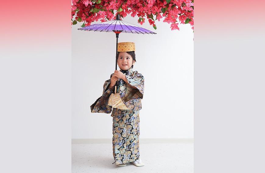 沖縄の正装【キッズ琉装体験】宮古島での旅の思い出に。（お子様１名分）