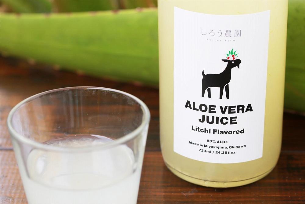 沖縄・宮古島産 アロエベラジュース［ライチ風味］720ml×1本