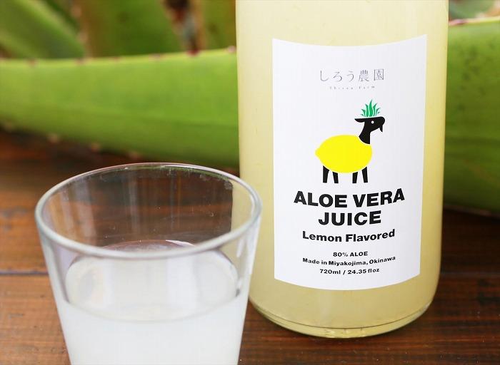 沖縄・宮古島産 アロエベラジュース［レモン風味］720ml×1本