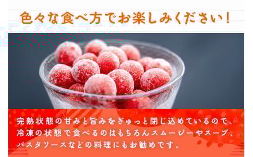 宮古島産ミニトマト【プチぷよ】冷凍　1kg（PN04）