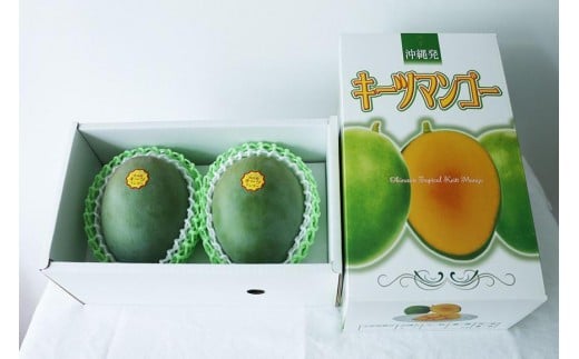 《先行予約》沖縄県宮古島産 減農薬栽培 キーツマンゴー甘濃（かんのう）2玉【琉球マルシェ】