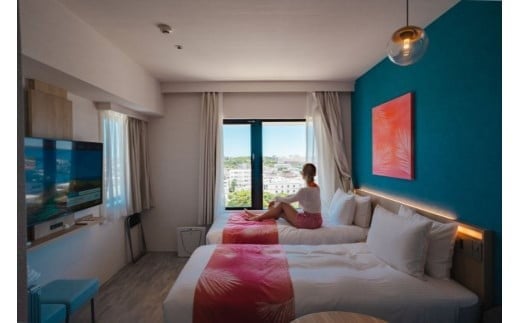 DV09　街中便利な『たびのホテルlit宮古島』共通補助券（45,000円分）