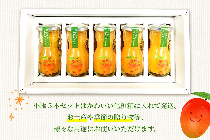 当社人気商品！宮古島のしあわせマンゴー　小瓶５本セット（T113）