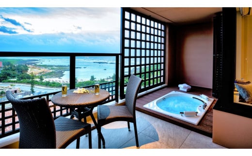 ホテルシギラミラージュ ペア宿泊券（1泊朝食付）※ジャグジー付