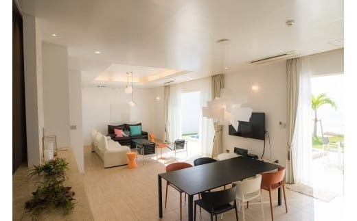 クリスタルヴィラ宮古島砂山ビーチペア宿泊券（2名1泊 素泊まり）