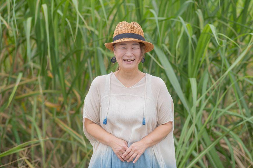 KU01　宮古上布アクセサリー【ピアス】重要無形文化財