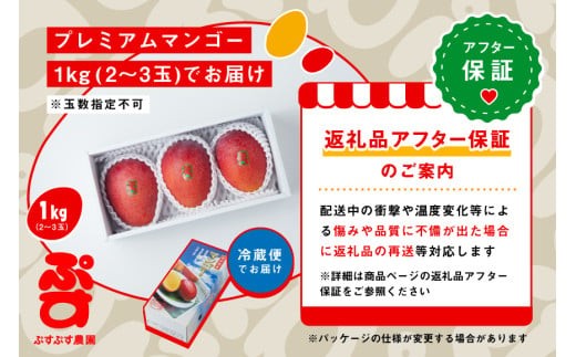 【ぷすぷす農園】＜2026年発送先行予約＞宮古島産完熟マンゴープレミアム（贈答用／1キロ／農園直送）（KY003）