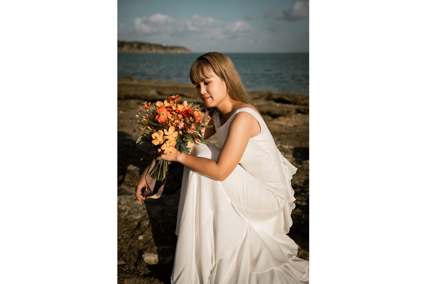 GK007　＊宮古島＊ウェディングドレス＊ビーチフォト＊