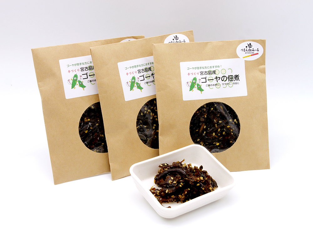 AJ08　宮古島産ゴーヤの佃煮 3袋（100gx3）