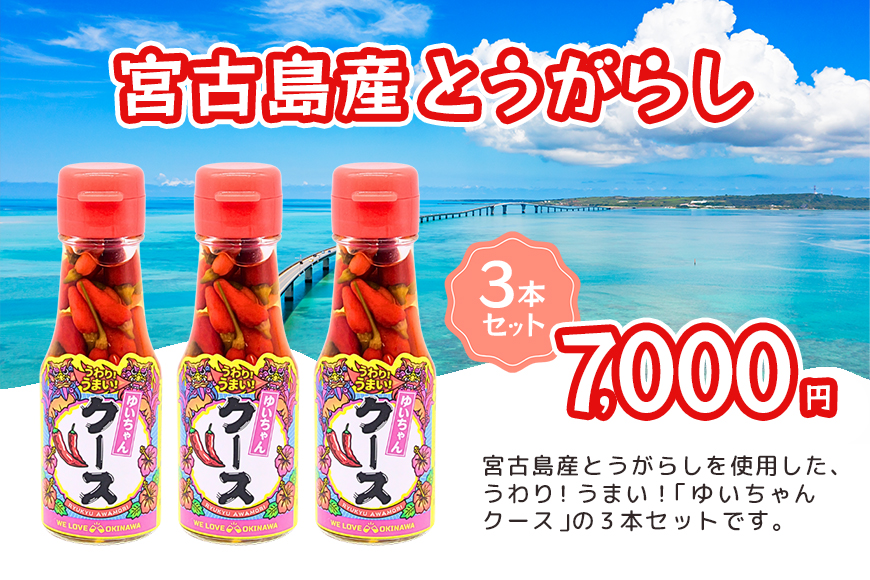 DQ041　うわり！うまい！「ゆいちゃんクース」3本セット