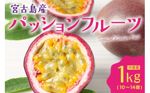 JJ008　エキゾチックな味わい！宮古島産パッションフルーツ（1kg）