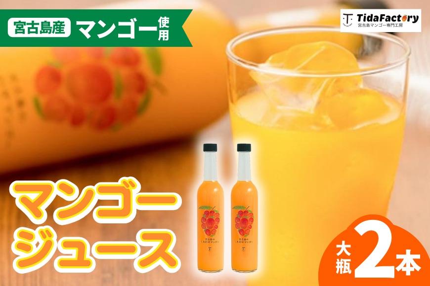宮古島のしあわせマンゴー　大瓶２本セット【500ｇ×2本】(T114)