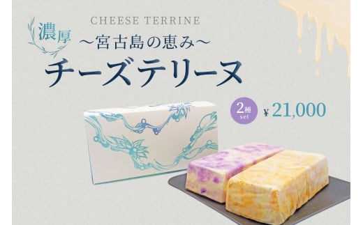 AYT001　～宮古島の恵み～ 濃厚チーズテリーヌ2種セット