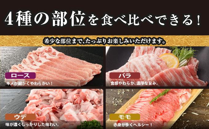沖縄あぐー豚 しゃぶしゃぶ食べ比べまんぷくセット（2.8kg） 【2.8kg】通常配送