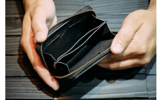 【cafooca /カフーカ】コインケース/BLACK BLACK