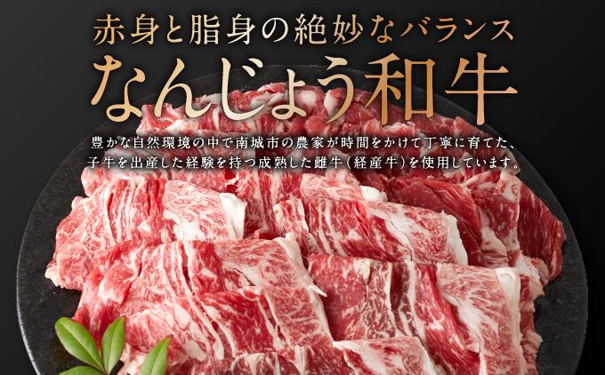 切り落としセット（なんじょう和牛・あぐー計1kg）   I  和牛 あぐー 切り落とし セット 1kg 国産 肉  沖縄県 南城市 1kg(各250g×2)