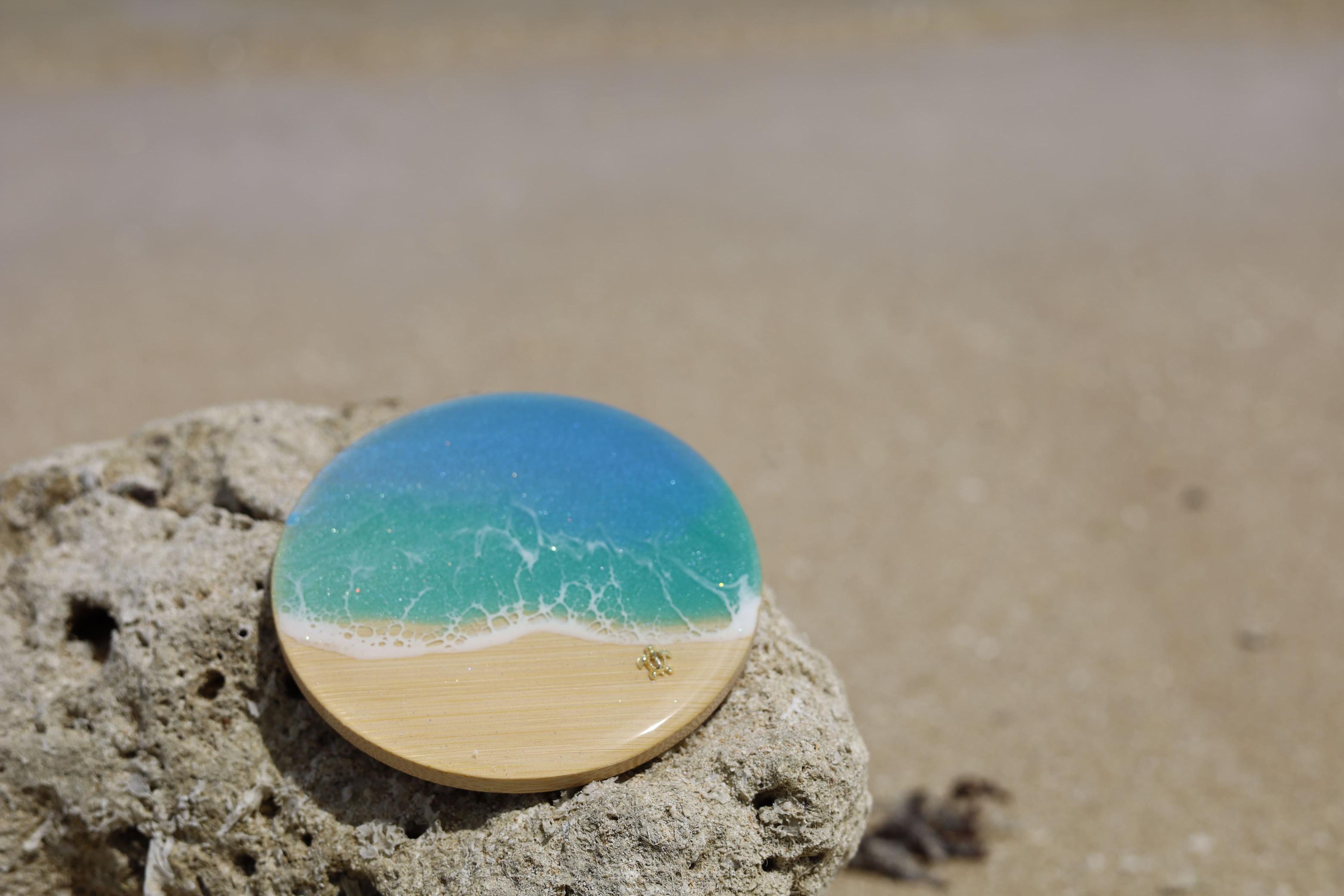 波アートコースター 1枚 DP13