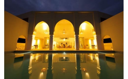 【Riad Lamp】Top Floor Room ペア宿泊券（2連泊・朝夕2食付・リラクゼーション付）