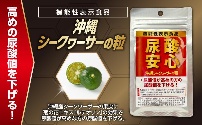 沖縄シークワーサーの粒【機能性表示食品】尿酸安心お試し1年分 BE13